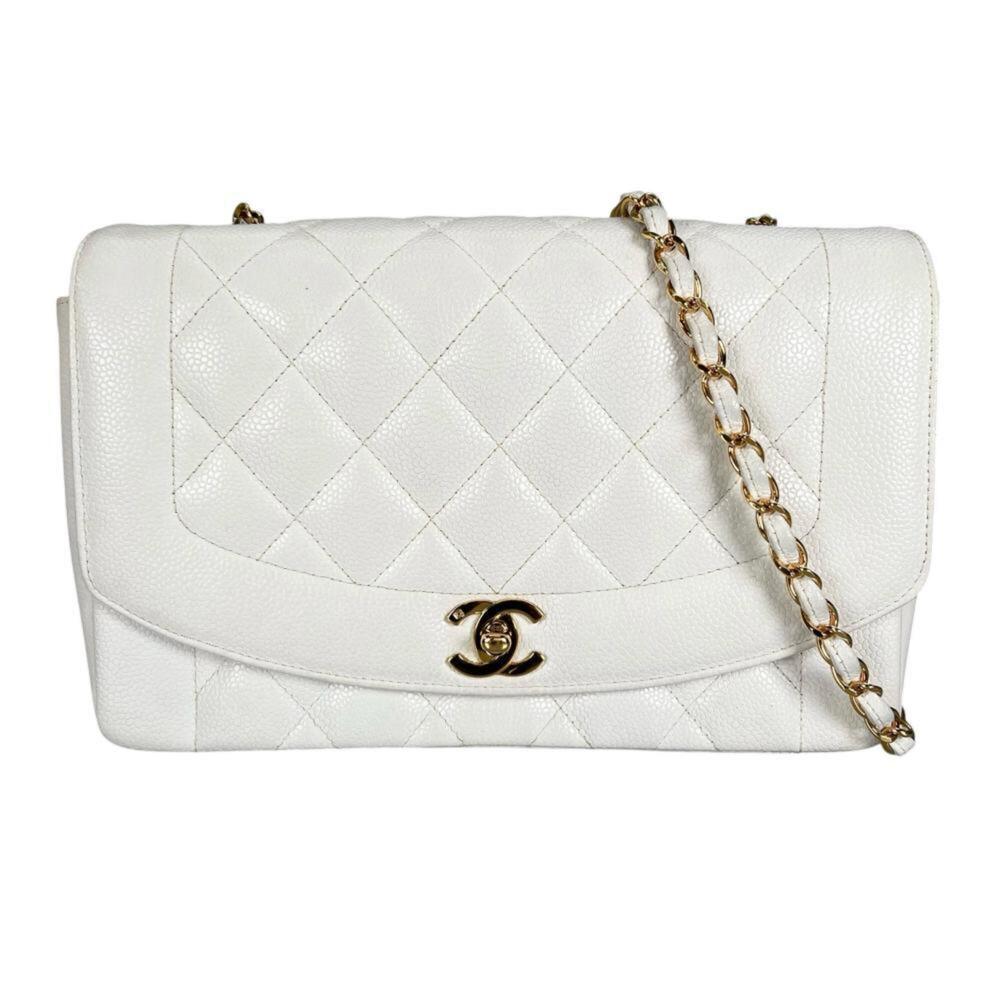 Chanel Diana 25 Chain Shoulder Bag for Women, Series 3, Crossbody, Coco Mark,...